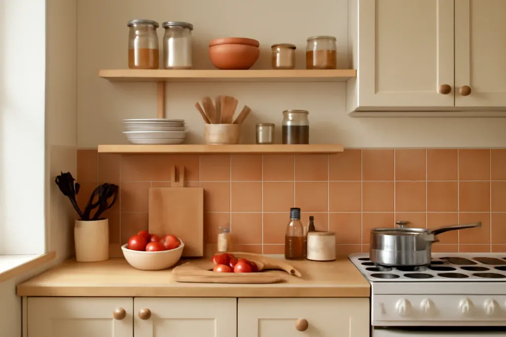 Photo illustrating how to organize a first apartment kitchen
